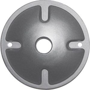 SATCO 1 Light Die Cast Mounting Plate Light Gray