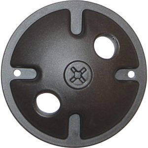 SATCO 2 Light Die Cast Mounting Plate Dark Gray