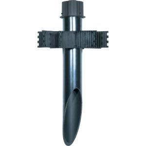 SATCO 2" Diameter PVC Mounting Post Dark Gray