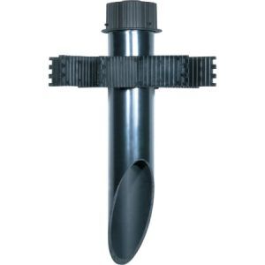 SATCO 3" Diameter PVC Mounting Post Dark Gray
