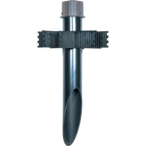 SATCO 2" Diameter PVC Mounting Post Light Gray