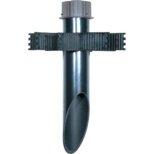 SATCO 3" Diameter PVC Mounting Post Light Gray