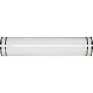 SATCO Glamour & Cripso LED Vanity Fixture 26W 25" 3000K 2080Lm Brushed Nickel