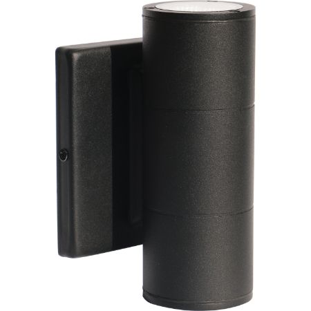 SAT 2 LED Small Up & Down Sconce 10W 3000K 750Lm Black