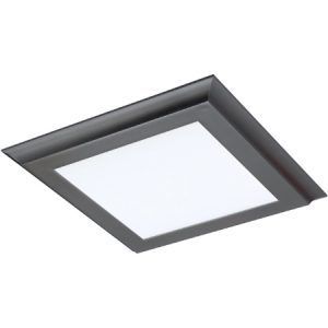 SATCO Blink Plus Profile LED Surface Mount Fixture 18W 100-277V 12"L x 12"W x 1"D 3000K 1300Lm Gunmetal