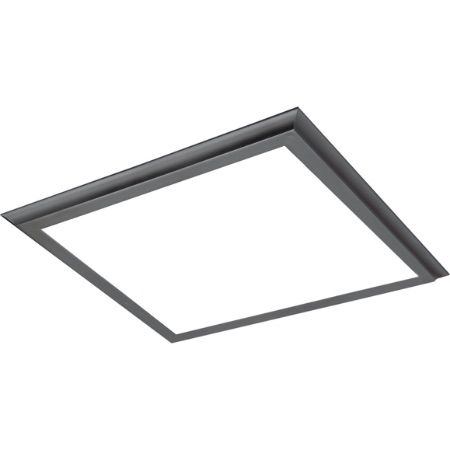 SATCO Blink Plus Profile LED Surface Mount Fixture 45W 100-277V 24"L x 24"W x 1"D 3000K 3500Lm Gunmetal