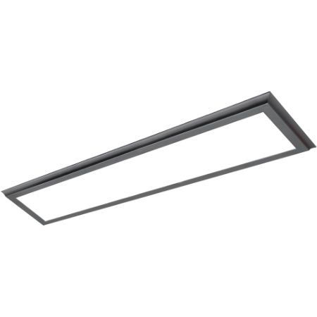 SATCO Blink Plus Profile LED Surface Mount Fixture 45W 100-277V 12"L x 48"W x 1"D 3000K 3600Lm Gunmetal