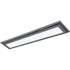 SATCO Blink Plus Profile LED Linear Surface Mount Fixture 30W 100-277V 38"L x 7"W x 1"D 3000K 2100Lm Gunmetal