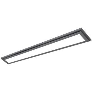 SATCO Blink Plus Profile LED Linear Surface Mount Fixture 40W 100-277V 49"L x 7"W x 1"D 3000K 2800Lm Gunmetal