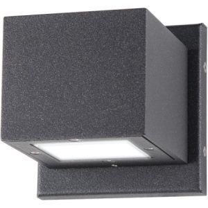 SATCO LED Outdoor Fixture with Cast Aluminum Construction Verona Up/Down Sconce 17.2W 3000K 1256Lm Anthracite