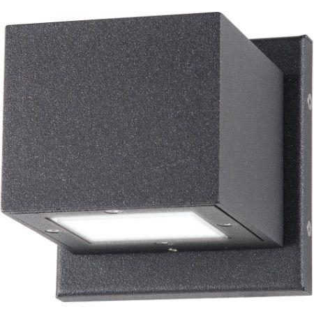 SATCO LED Outdoor Fixture with Cast Aluminum Construction Verona Up/Down Sconce 17.2W 3000K 1256Lm Anthracite