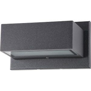 SATCO LED Outdoor Fixture with Cast Aluminum Construction Urbino Sconce 8.6W 3000K 628Lm Anthracite