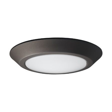 SATCO High Lumen LED Disk Light 16.5W 7" 3000K 1000Lm Mahogany Bronze