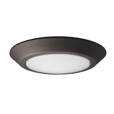 SATCO High Lumen LED Disk Light 21.5W 10" 3000K 1200Lm Mahogany Bronze