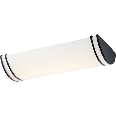SATCO Glamour LED Ceiling Fixture 26W 25" Linear 3000K 2080Lm Black