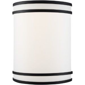 SATCO Glamour & Crispo LED Wall Sconce 10W 3000K 800Lm Black