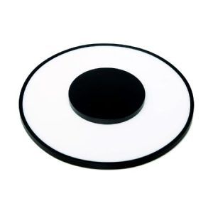 SATCO Blink Luxe LED Designer Surface Mount Fixture 13" Round 26W 120-277V 3000K 1600Lm Black