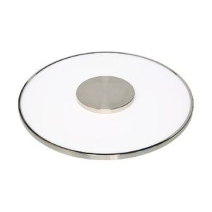 SATCO Blink Luxe LED Designer Surface Mount Fixture 13" Round 26W 120-277V 3000K 1600Lm Brushed Nickel