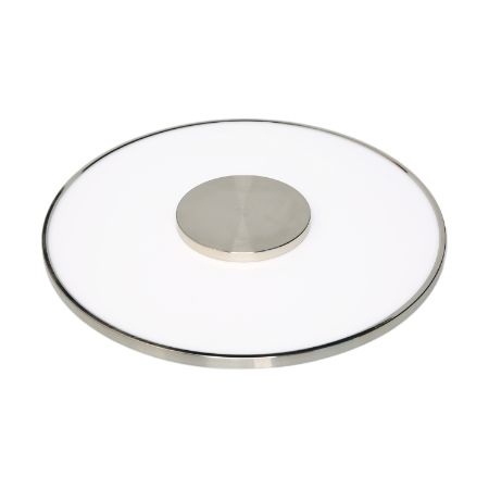 SATCO Blink Luxe LED Designer Surface Mount Fixture 13" Round 26W 120-277V 3000K 1600Lm Brushed Nickel