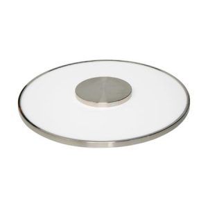 SATCO Blink Luxe LED Designer Surface Mount Fixture 17" Round 31.5W 120-277V 3000K 2200Lm Brushed Nickel