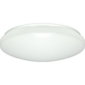 SATCO LED Flush Mount Round Fixture with or without Occupancy Sensor 20W 14" 3000K 1230Lm