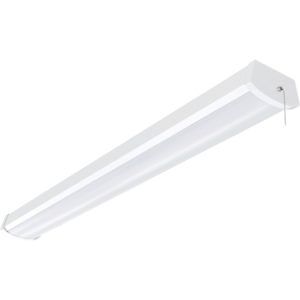SATCO LED Ceiling Wrap with On/Off Pull Chain 40W 120V 4Ft 3000K 3200Lm