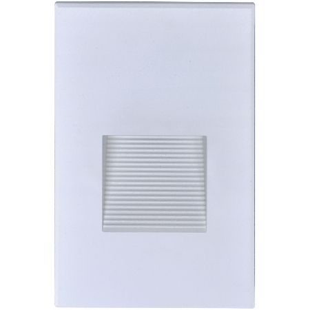 SATCO LED Vertical Step Light with Cast Aluminum Construction 3W 120V 3000K 200Lm White