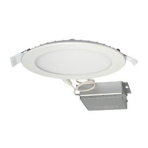 SATCO Low Profile LED Edge-Lit Downlight with External Driver/Junction Box 6" Round 12W 4000K 850Lm