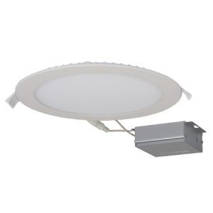 SATCO Low Profile LED Edge-Lit Downlight with External Driver/Junction Box 8" Round 24W 3000K 1800Lm