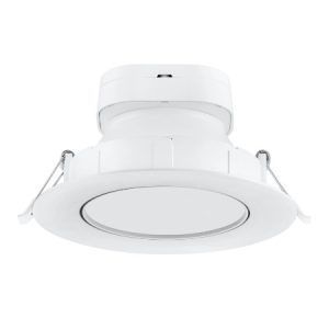 SATCO 6" LED Direct Wire Gimbal Downlight 9W 120V 5000K 720Lm
