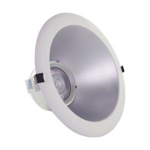 SATCO Commercial LED Downlight with ColorQuick Technology Reflector 14.5W 120-277V 27-30-35-40-50K Selectable 600/800/1020Lm Silver
