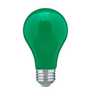 SATCO LED A19 Colour Lamp Filament 8W Green