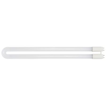 SATCO LED T8 Dual Mode U-bend Lamp Ballast Compatible & Ballast Bypass 13W 3000K 1800Lm