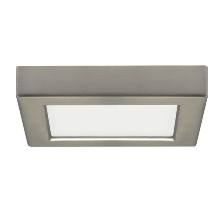 SATCO Square Blink LED Fixture 10.5W 5.5" 3000K 600Lm Brass Nickel