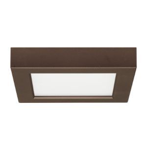 SATCO Square Blink LED Fixture 10.5W 5.5" 3000K 600Lm Bronze