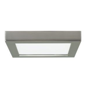 SATCO Blink LED Square Fixture 13.5W 7" 3000K 800Lm Brass Nickel