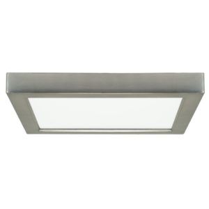 SATCO Blink LED Square Fixture 18.5W 9" 3000K 1150Lm Brass Nickel