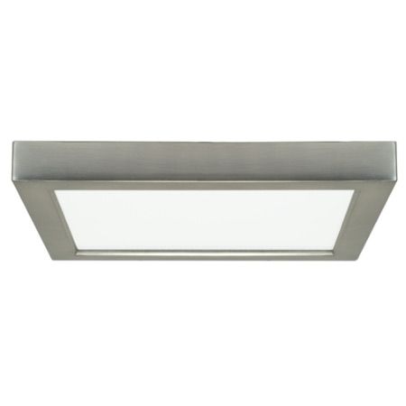 SATCO Blink LED Square Fixture 18.5W 9" 3000K 1150Lm Brass Nickel