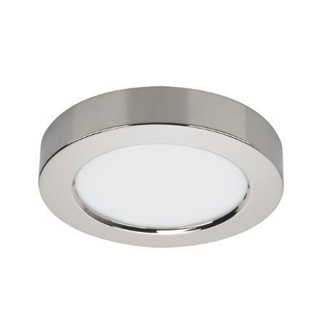 SATCO Blink LED Round Fixture 10.5W 5.5" 3000K 600Lm Polished Chrome