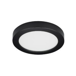 SATCO Blink LED Round Battery Backup Module 7" Empty Casing Black