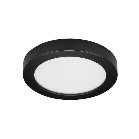 SATCO Blink LED Round Battery Backup Module 7" Empty Casing Black