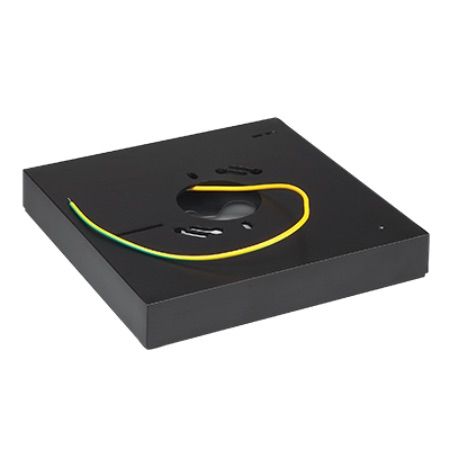 SATCO Blink LED Square Battery Backup 7" Black