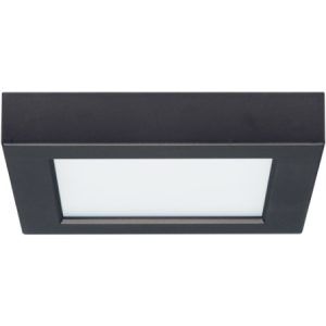 SATCO Square Blink LED Fixture 10.5W 5.5" 3000K 600Lm Black