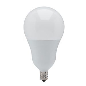SATCO 40 & 60W Candelabra Base (E12) Replacement LED A19 Lamp 9.8W 3000K 800Lm