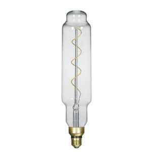 SATCO Spiral Filament LED Lamp in HID Envelope T24 E26 4W 2150K 200Lm Clear