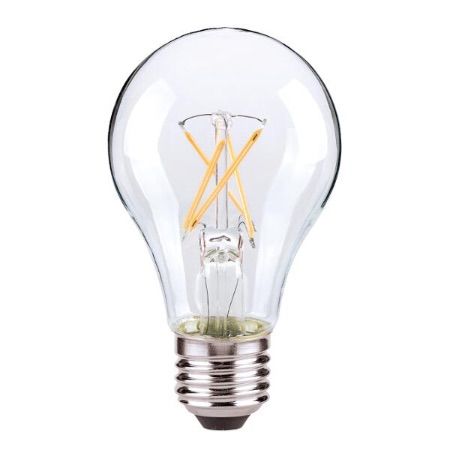 SATCO LED Filament Lamp A19 7W 120V 4000K 800Lm Clear