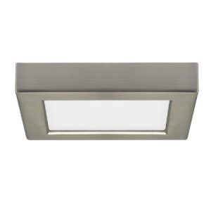 SATCO Square Blink LED Fixture 10.5W 5.5" 2700K 580Lm Brass Nickel