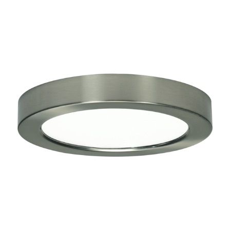 SATCO Blink LED Round Fixture 13.5W 120V 7" 2700K 800Lm Brass Nickel