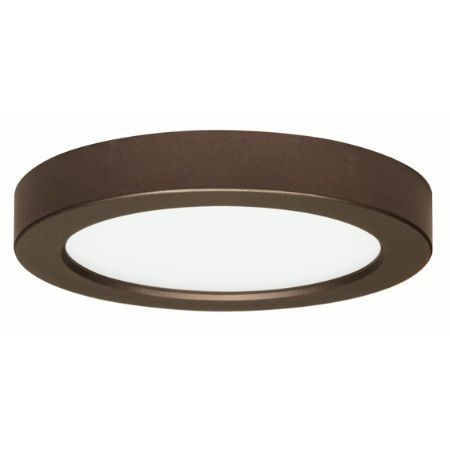 SATCO Blink LED Round Fixture 13.5W 120V 7, 2700K 800Lm Bronze