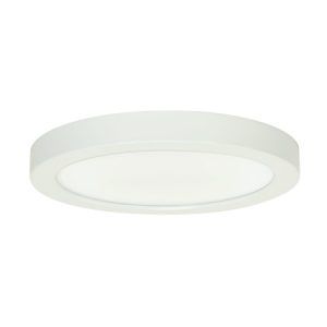 SATCO Blink LED Round Fixture 18.5W 120V 9" 2700K 1150Lm White